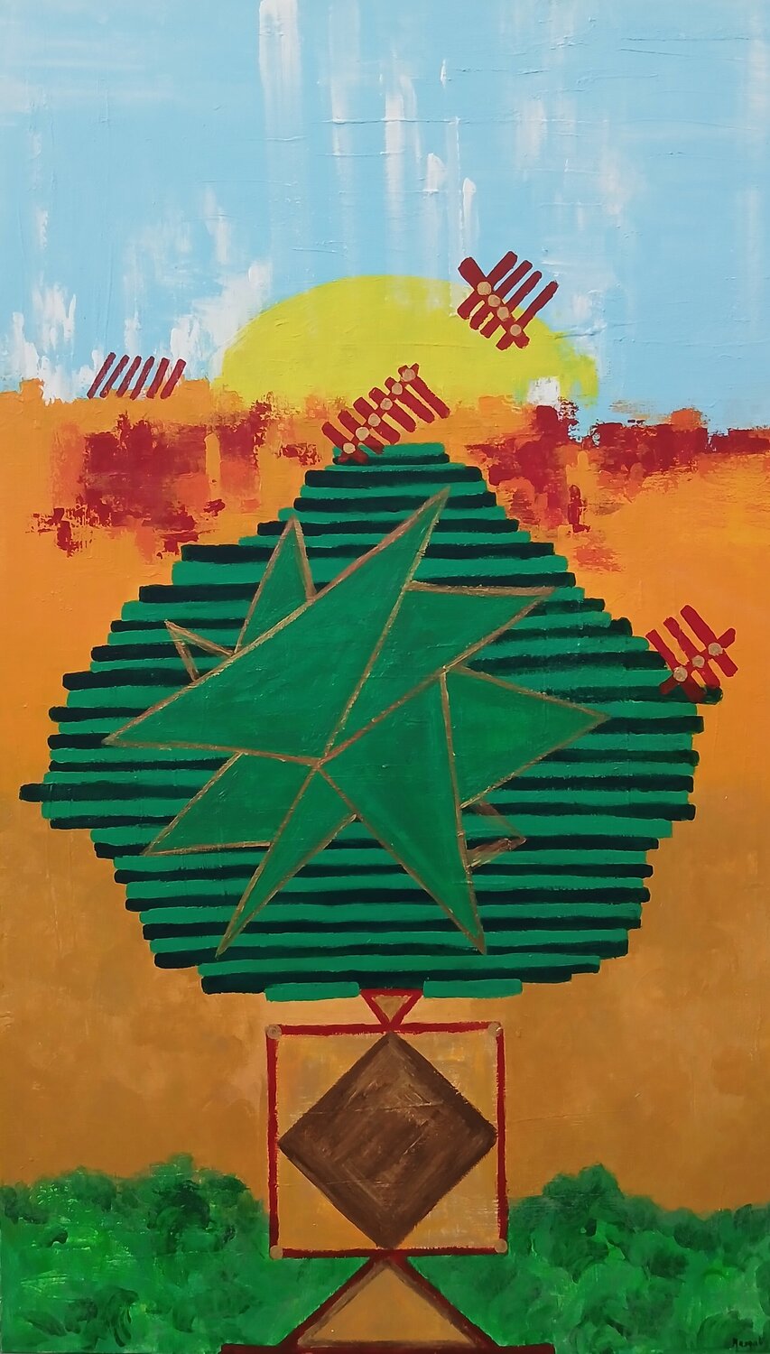 TIERRA PROMETIDA Masqali Original painting for sale