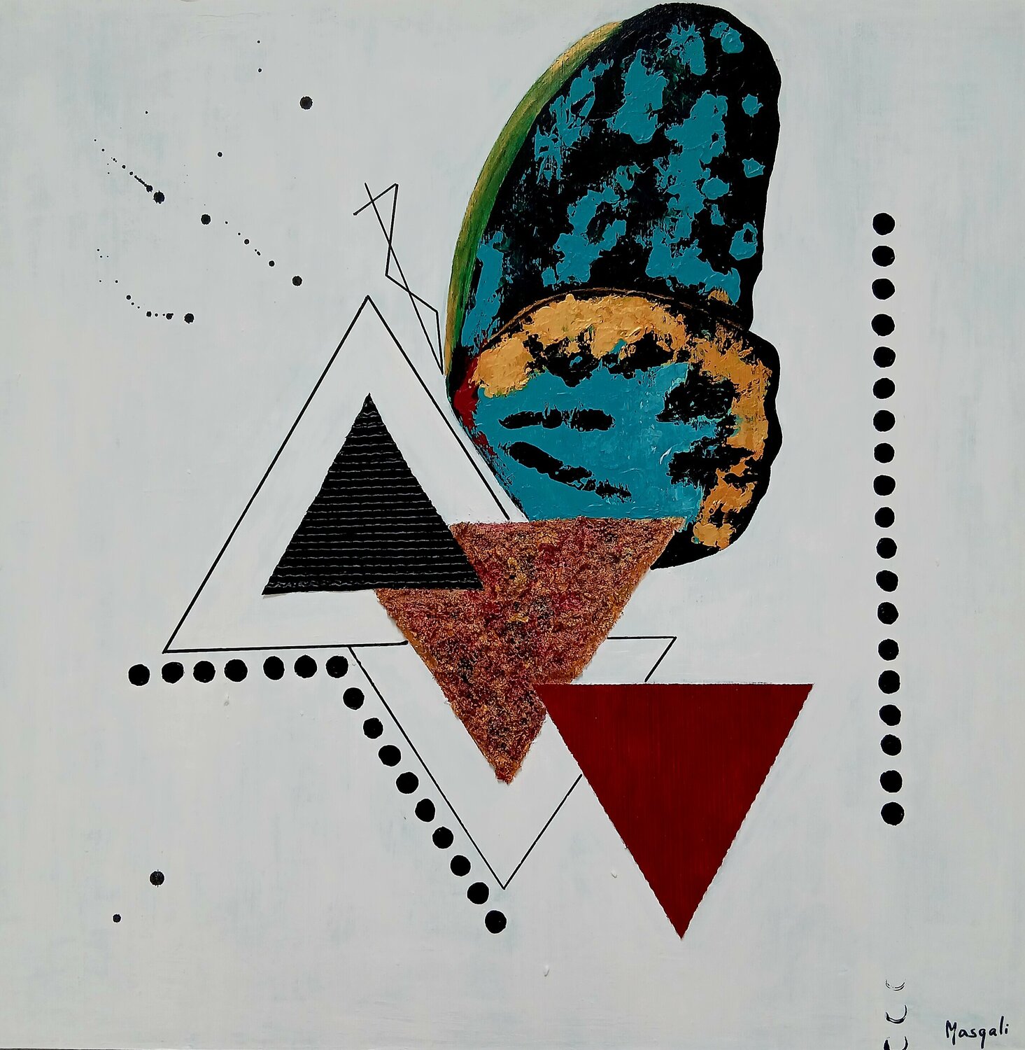 Cuando todo se une Masqali Original painting for sale