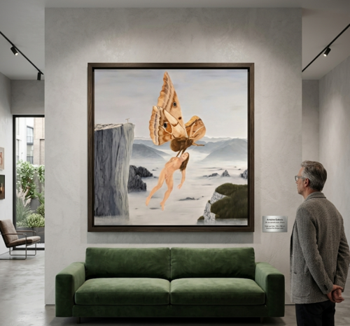 De la volonté et du chaos. by Ezequiel Martinez Llaser, Painting for Sale on Select