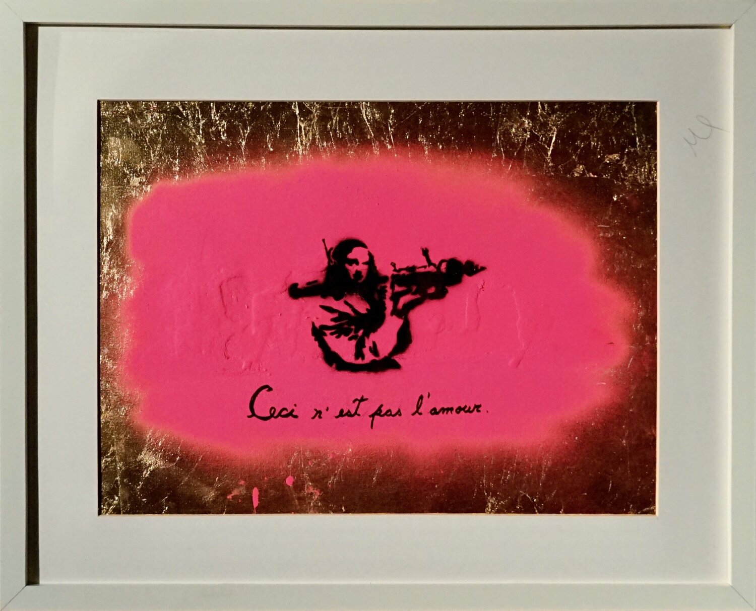 Ceci n’est pas l’amour Ezequiel Martinez Llaser Original painting for sale