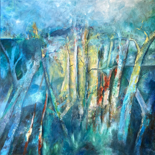 Retour en forêt by Isael, Painting for Sale on Select