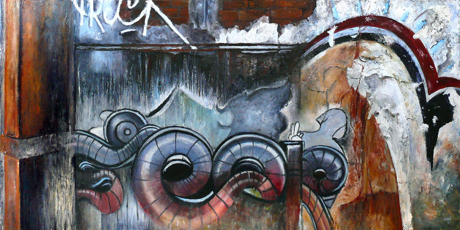 Révolution Isael Original painting for sale