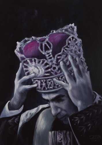 Self-Crowning 1 by Prof. Gerhard Silber, Painting for Sale on Select