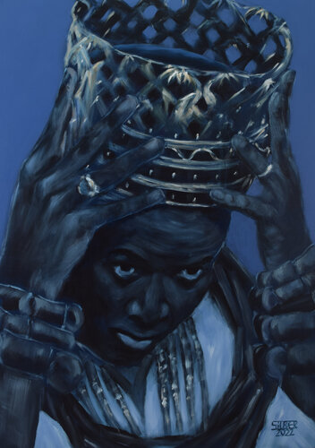 Self-Crowning 3 by Prof. Gerhard Silber, Painting for Sale on Select