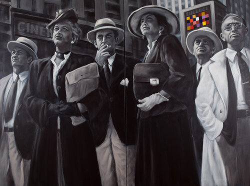 The Message I by Prof. Gerhard Silber, Painting for Sale on Select