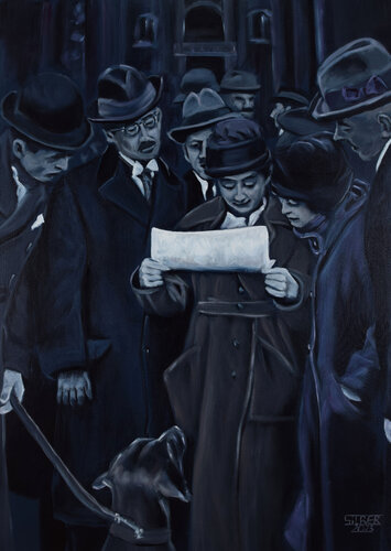 The Message III by Prof. Gerhard Silber, Painting for Sale on Select