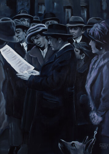 The Message IV by Prof. Gerhard Silber, Painting for Sale on Select