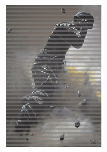 Bellum iustum by Prof. Gerhard Silber, Painting for Sale on Select