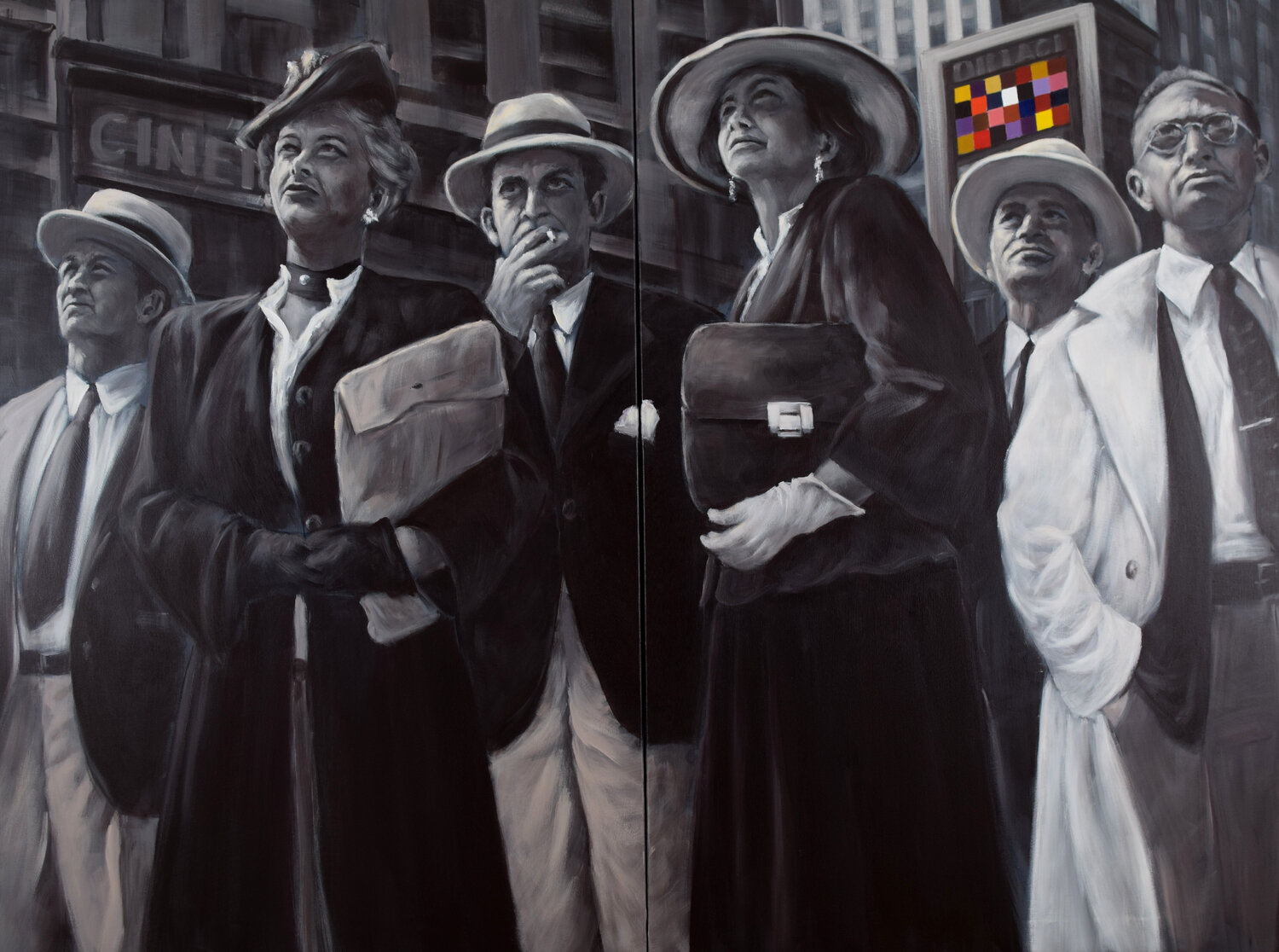 The Message I Prof. Gerhard Silber Original painting for sale