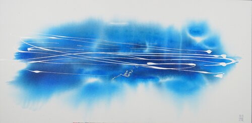 Symphonie de l'eau by Anja Spagl, Painting for Sale on Select