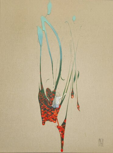 The imaginary Garden by Anja Spagl, Painting for Sale on Select