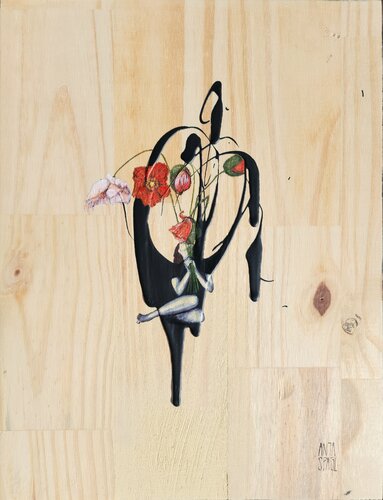 Epanouissment by Anja Spagl, Painting for Sale on Select