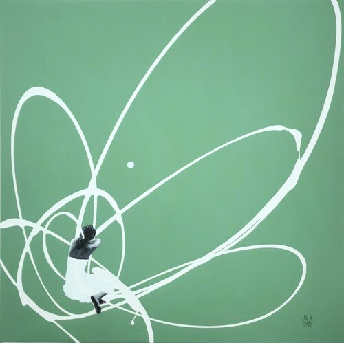 Optimistic Melancholia by Anja Spagl, Painting for Sale on Select