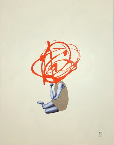 Headspace by Anja Spagl, Painting for Sale on Select