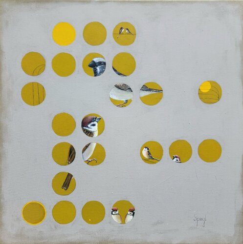 Unflown Realities by Anja Spagl, Painting for Sale on Select