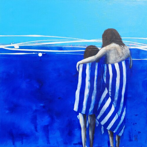 Summer Nostalgia by Anja Spagl, Painting for Sale on Select