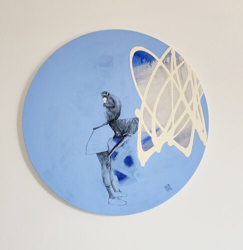 Discovery of the Mind by Anja Spagl, Painting for Sale on Select