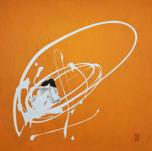 Entanglement by Anja Spagl, Painting for Sale on Select