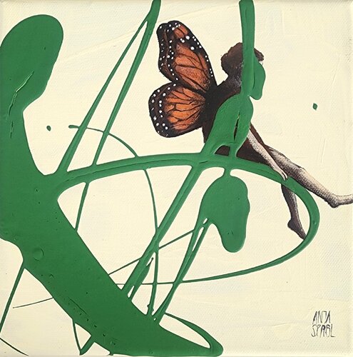 Wings by Anja Spagl, Painting for Sale on Select
