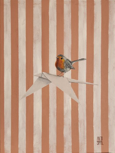 Fly High III by Anja Spagl, Painting for Sale on Select