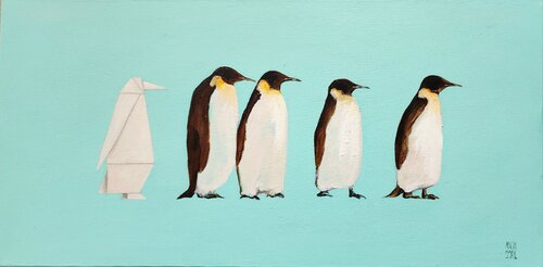 Be the odd one out! by Anja Spagl, Painting for Sale on Select