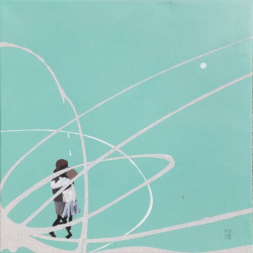 Fragments by Anja Spagl, Painting for Sale on Select
