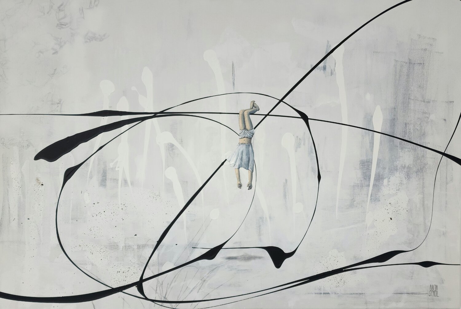 Change of Perspective Anja Spagl Original painting for sale