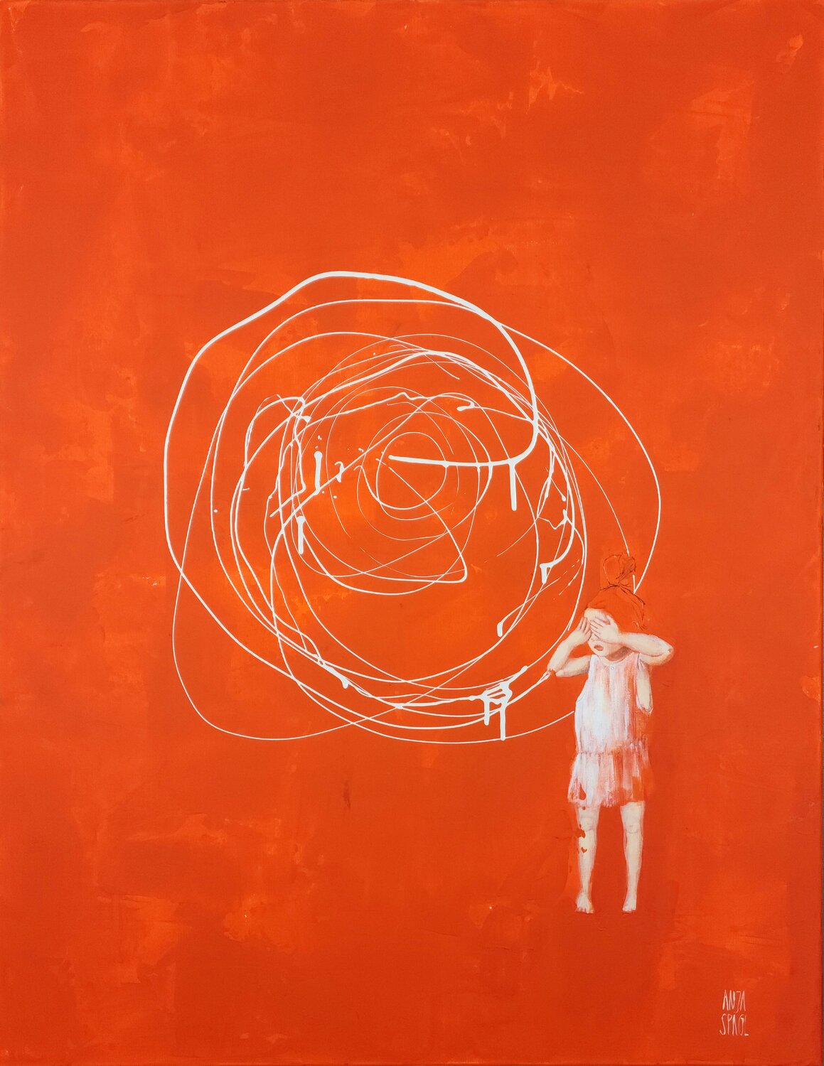 Chaos Anja Spagl Original painting for sale