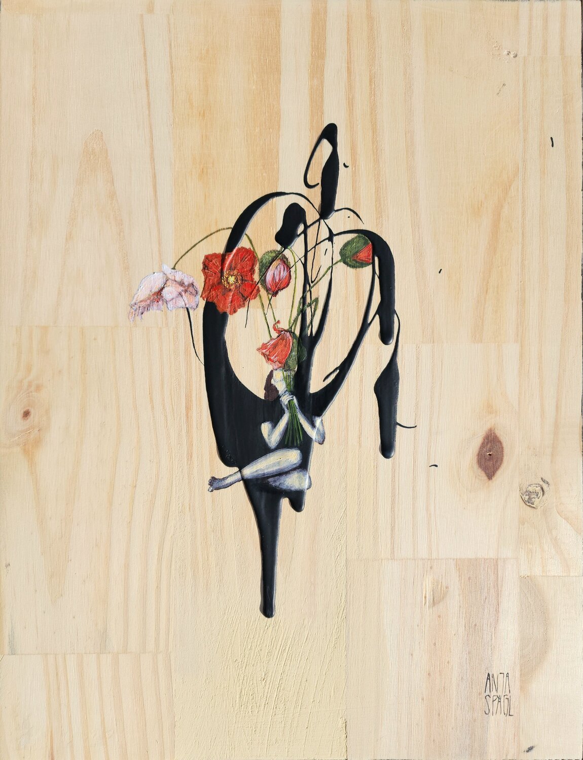 Epanouissment Anja Spagl Original painting for sale