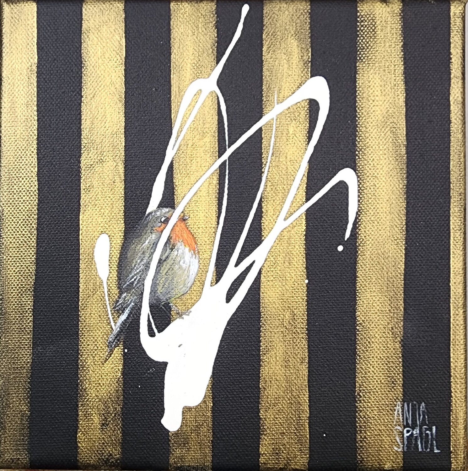 Golden Times Anja Spagl Original painting for sale
