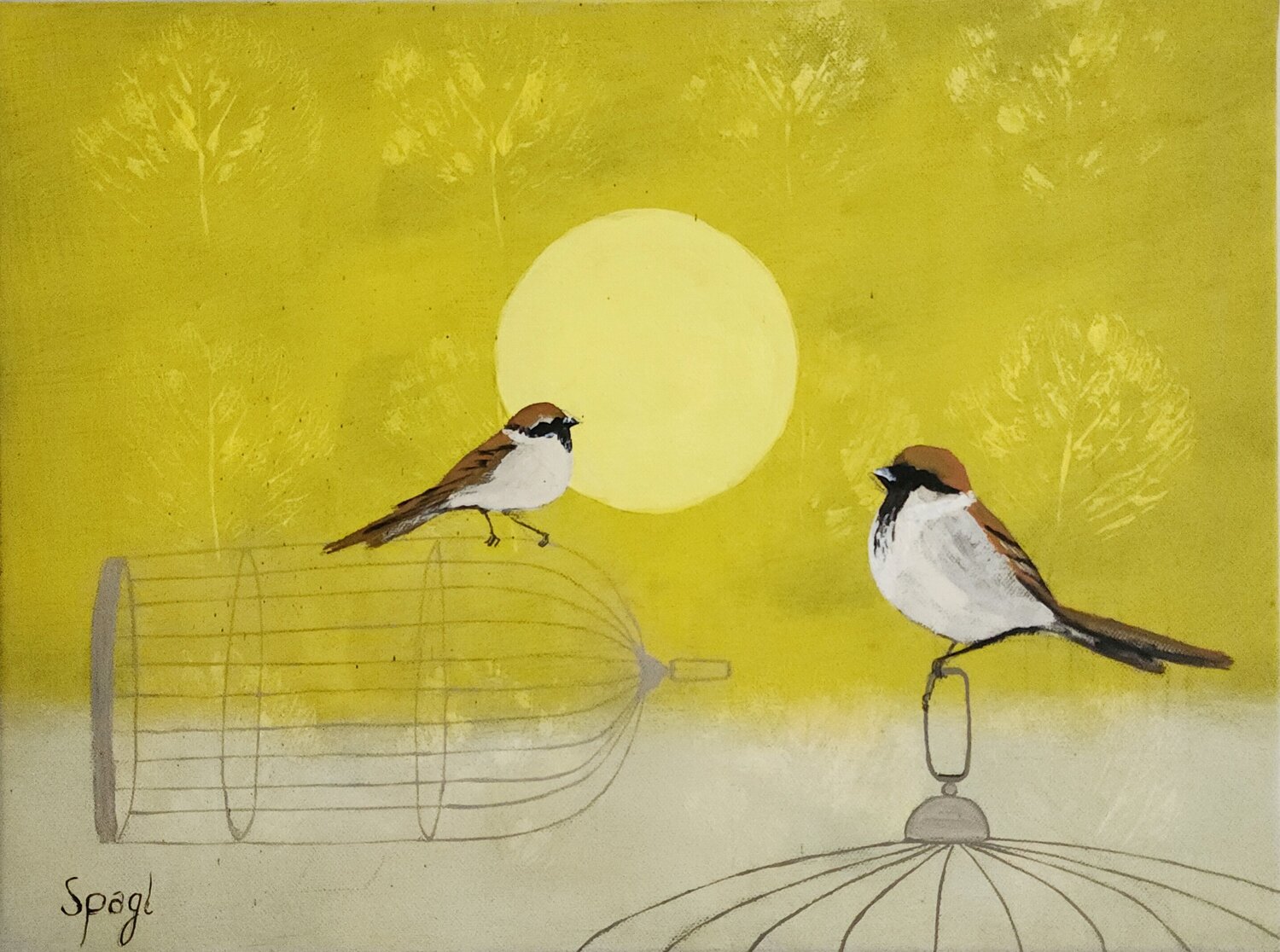Orizon III Anja Spagl Original painting for sale