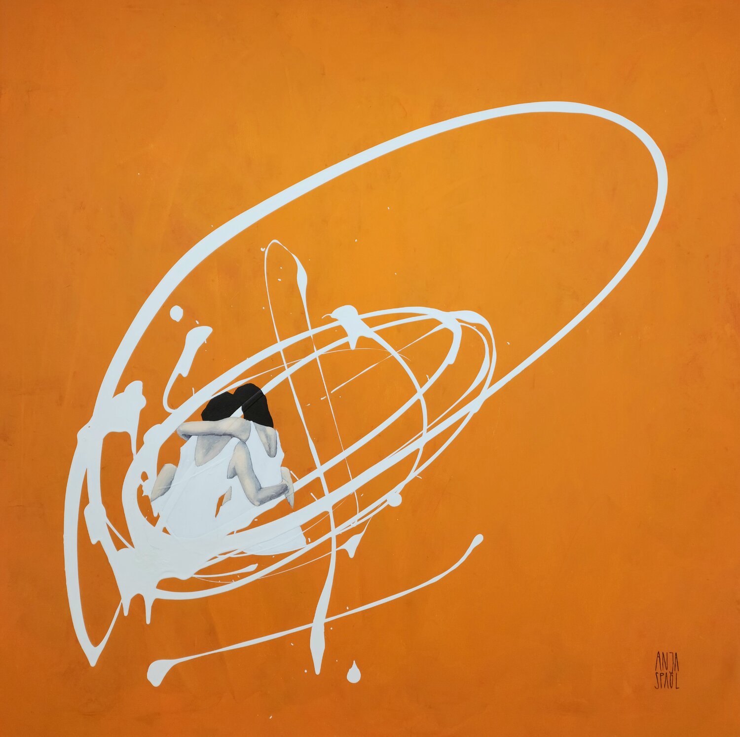 Entanglement Anja Spagl Original painting for sale