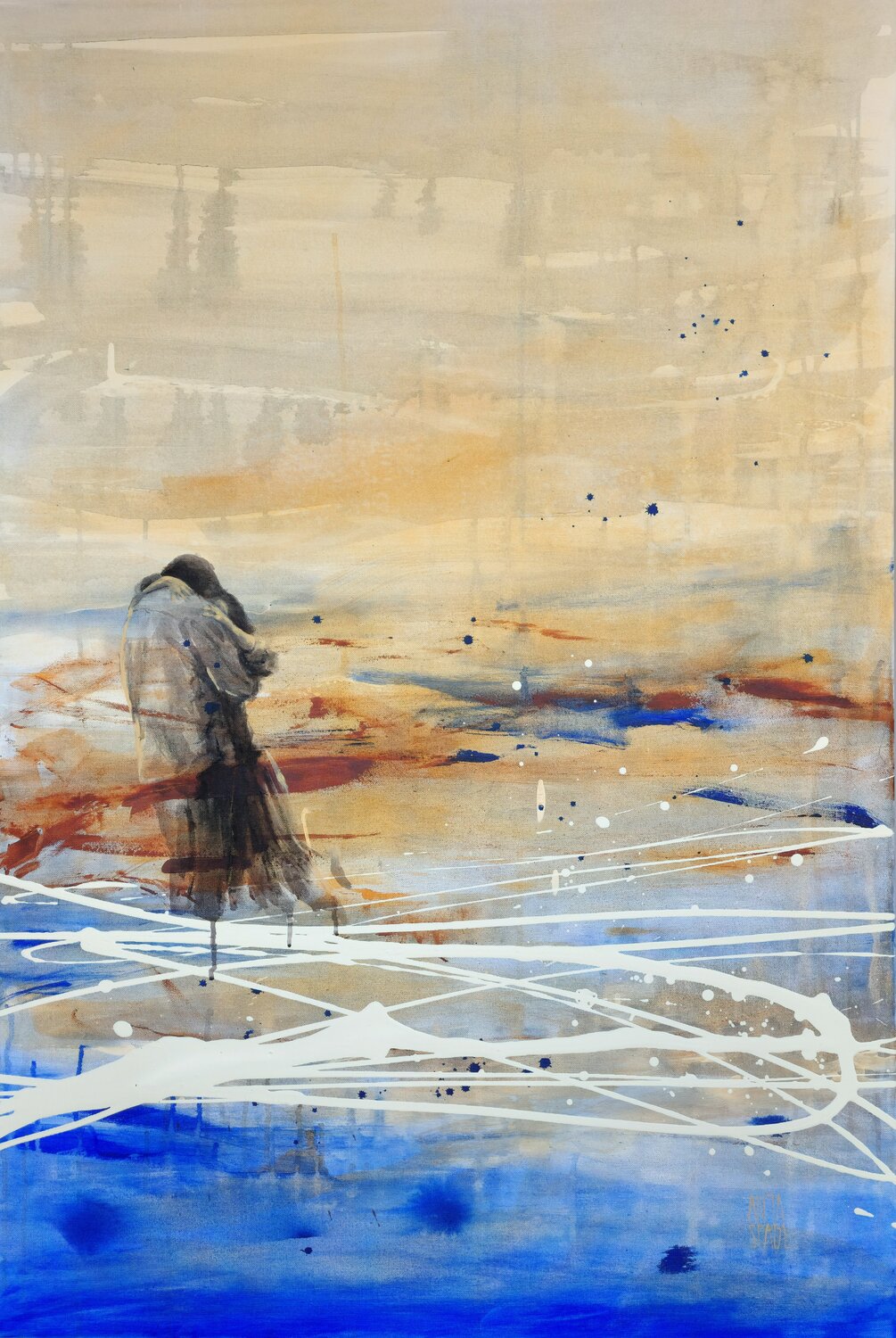 October Light II Anja Spagl Original painting for sale