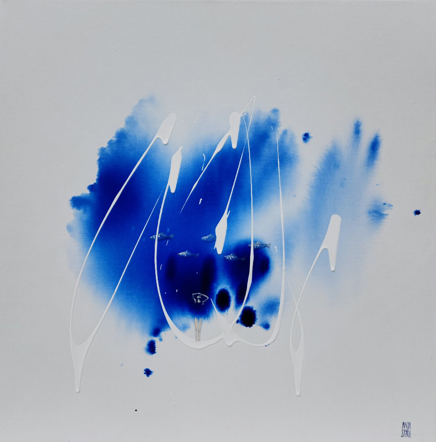 The human mind is like an ocean III Anja Spagl Original painting for sale