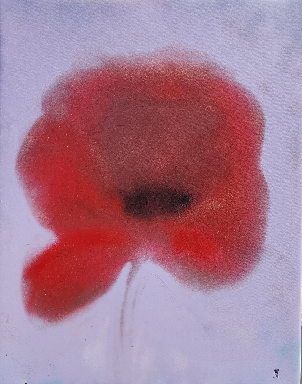 Coquelicot Anja Spagl Original painting for sale