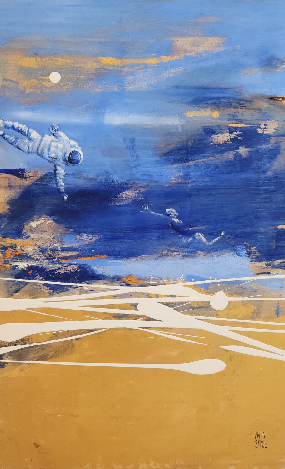 Attraction Anja Spagl Original painting for sale