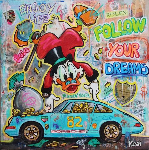 Follow your dreams by Kristin Kossi, Painting for Sale on Select