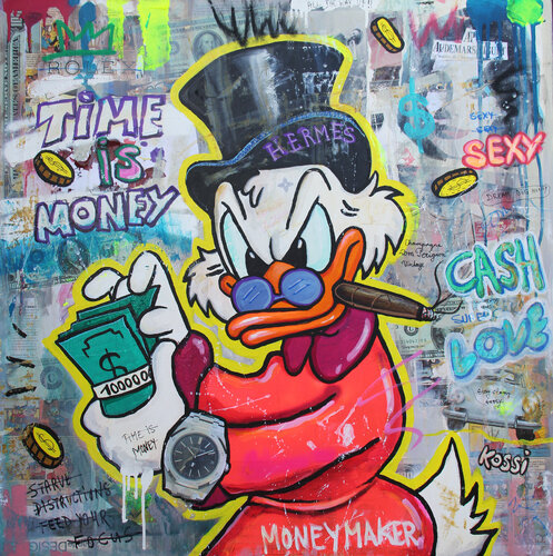Time is money by Kristin Kossi, Painting for Sale on Select