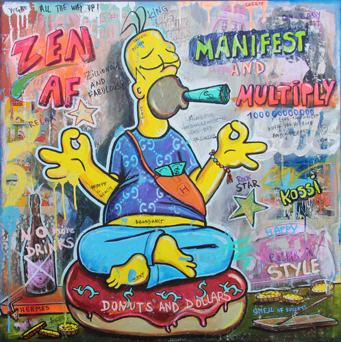 Zen AF by Kristin Kossi, Painting for Sale on Select
