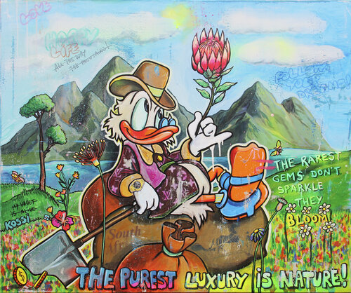 The purest luxury is nature by Kristin Kossi, Painting for Sale on Select