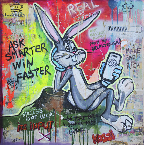 Ask Smarter Win Faster by Kristin Kossi, Painting for Sale on Select