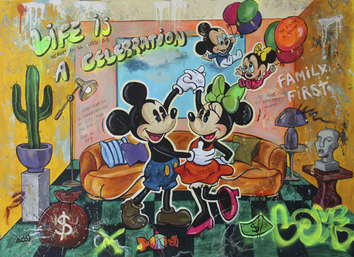 Life is a celebration von Kristin Kossi, Malerei kaufen auf Select