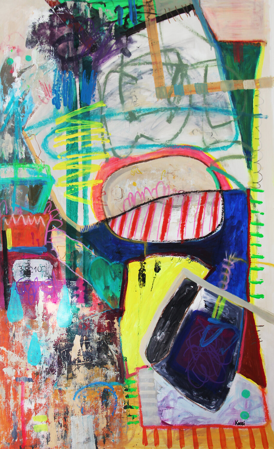 From the within Kristin Kossi Original painting for sale