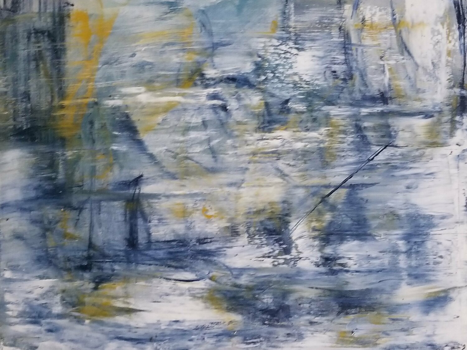 Untitled (A212) Atom Hovhanesyan Original painting for sale