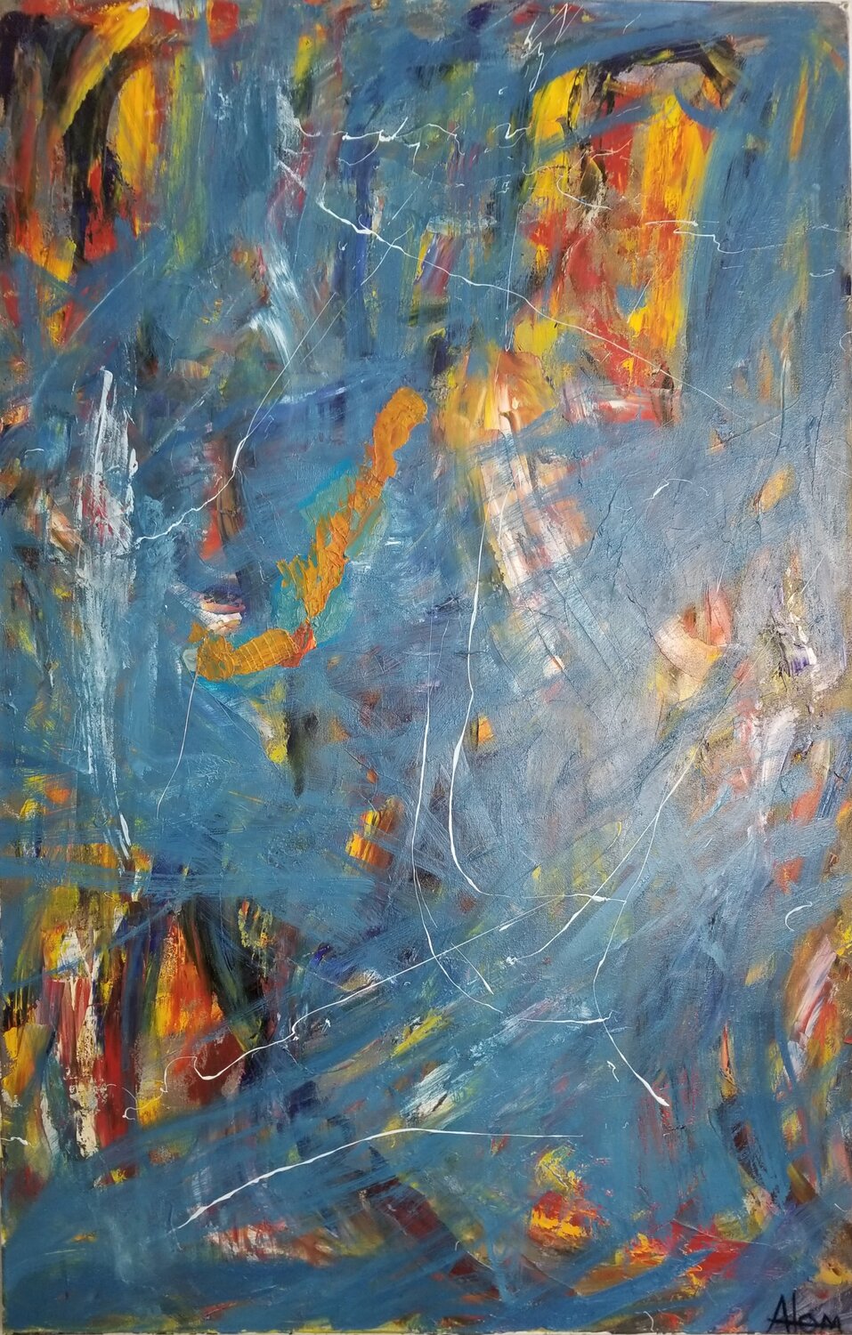 Daydreamer Atom Hovhanesyan Original painting for sale