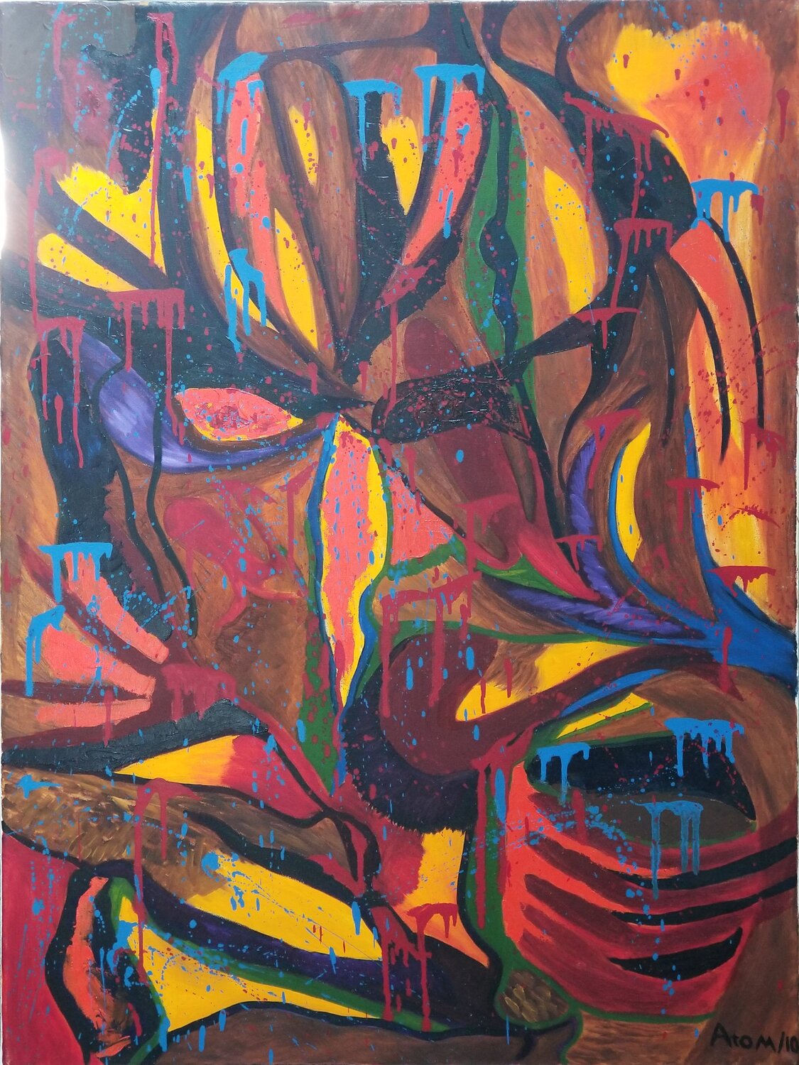 Joker Atom Hovhanesyan Original painting for sale