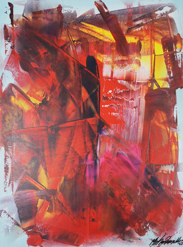 Mysteries of Life by Parscha Mirghawameddin, Painting for Sale on Select
