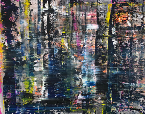abstract N°1975 by Parscha Mirghawameddin, Painting for Sale on Select