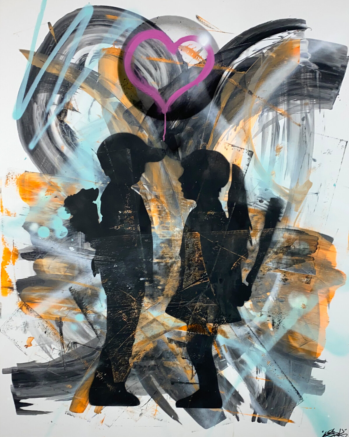 Graff N°1278 Parscha Mirghawameddin Original painting for sale