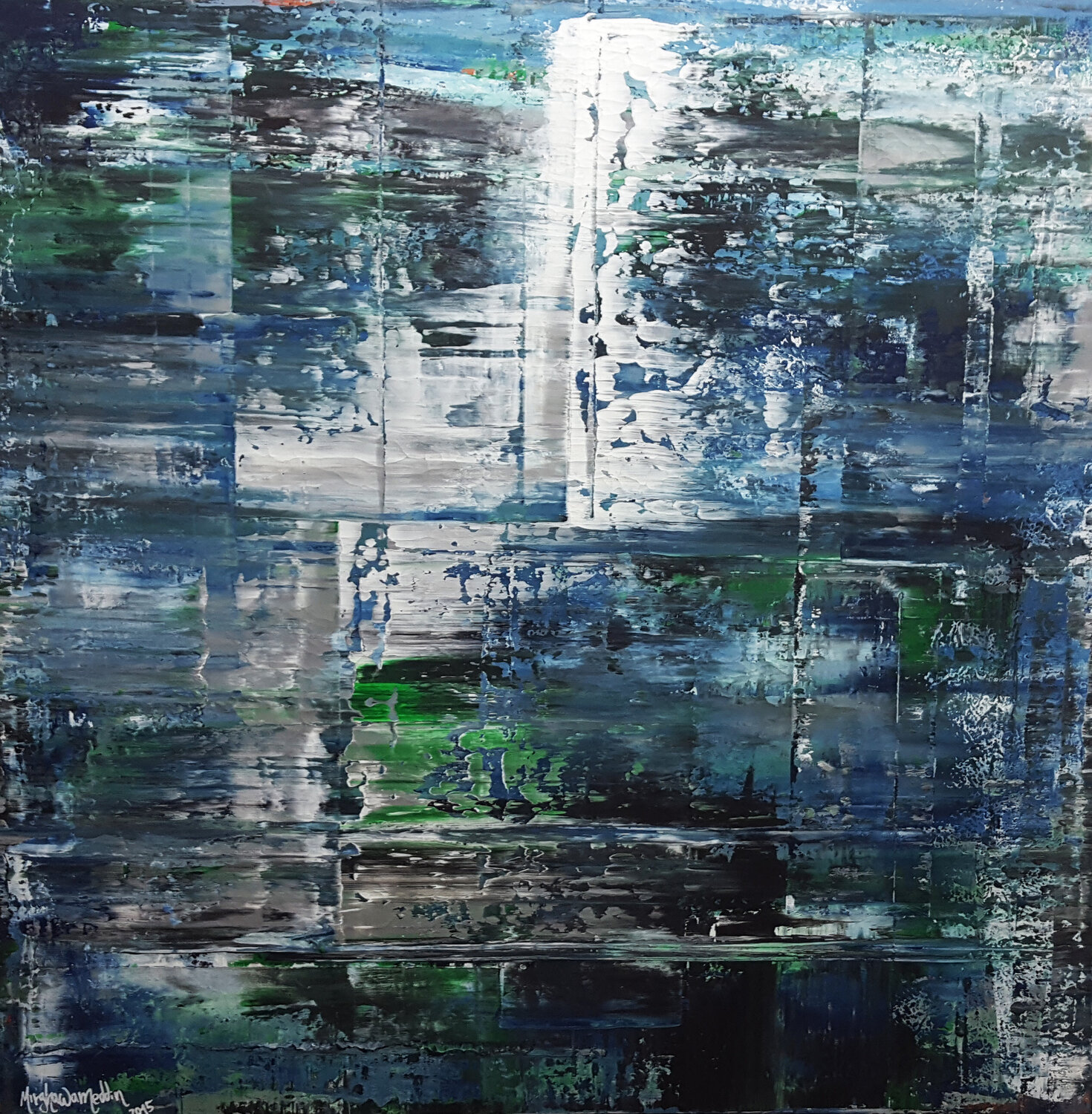 Back Then Parscha Mirghawameddin Original painting for sale